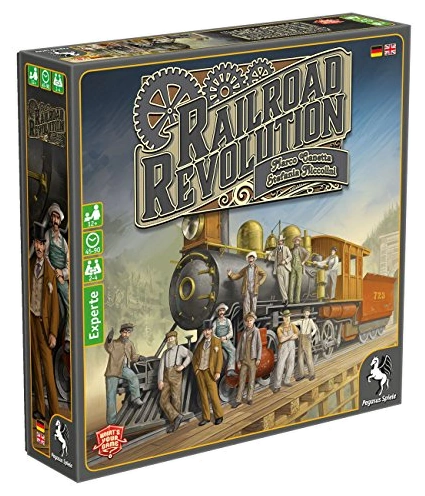 All details for the board game Railroad Revolution and similar games