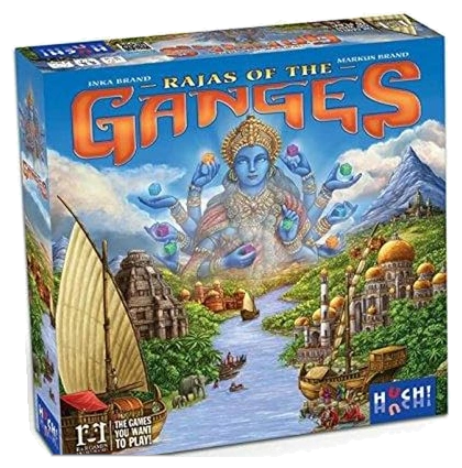 All details for the board game Rajas of the Ganges and similar games