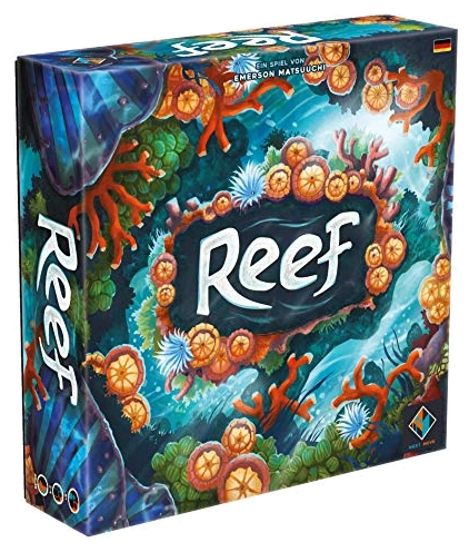 All details for the board game Reef and similar games