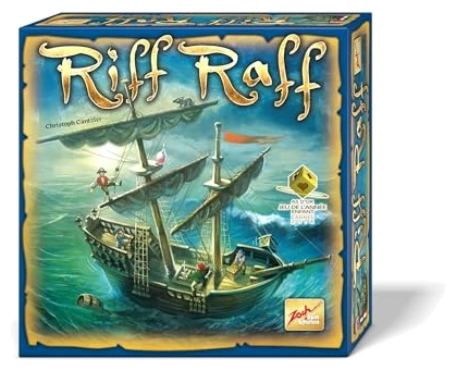 All details for the board game Riff Raff and similar games
