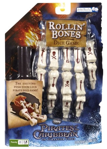 All details for the board game Rollin' Bones: Pirates of the Caribbean (On Stranger Tides) Dice Game and similar games