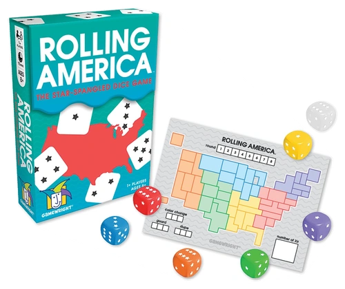 All details for the board game Rolling America and similar games