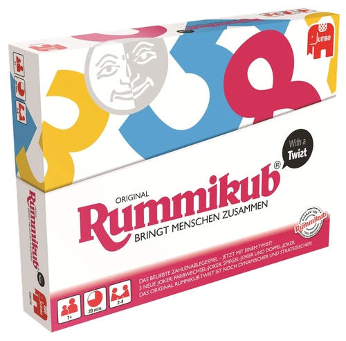 All details for the board game Rummikub Twist and similar games