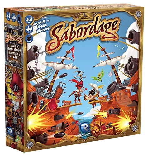All details for the board game Sabordage and similar games