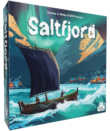 All details for the board game Saltfjord and similar games