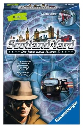 All details for the board game Scotland Yard: The Hunt for Mister X and similar games