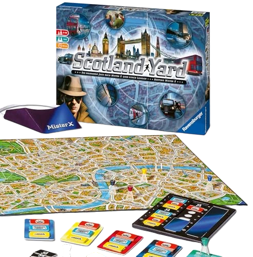 All details for the board game Scotland Yard (Spiel des Jahres 1983 winner) and similar games