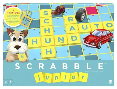 All details for the board game Scrabble Junior and similar games