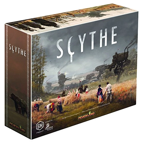 All details for the board game Scythe and similar games