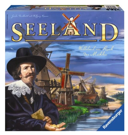All details for the board game Seeland and similar games