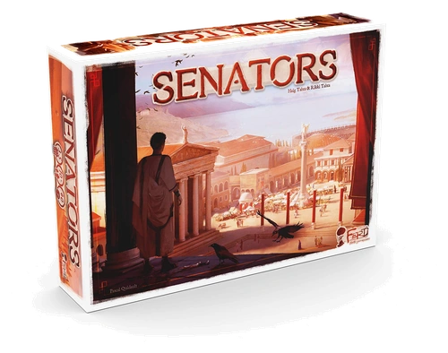 All details for the board game Senators and similar games