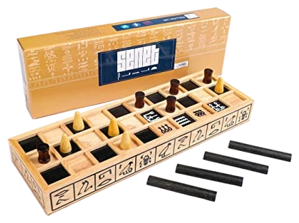 All details for the board game Senet and similar games