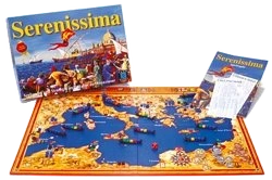 All details for the board game Serenissima and similar games