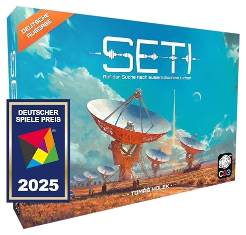 All details for the board game SETI: Search for Extraterrestrial Intelligence and similar games