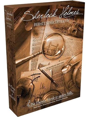 All details for the board game Sherlock Holmes Consulting Detective: The Thames Murders & Other Cases (Spiel des Jahres 1985 winner) and similar games