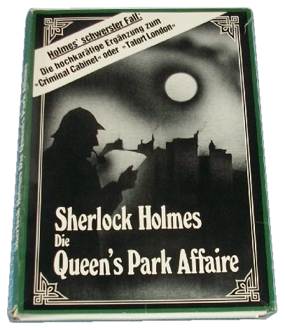 All details for the board game Sherlock Holmes Consulting Detective: The Queen's Park Affair and similar games