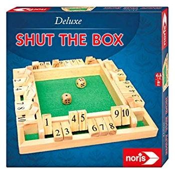 All details for the board game Shut the Box and similar games