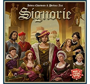 All details for the board game Signorie and similar games