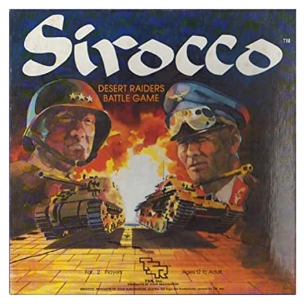 All details for the board game Sirocco and similar games
