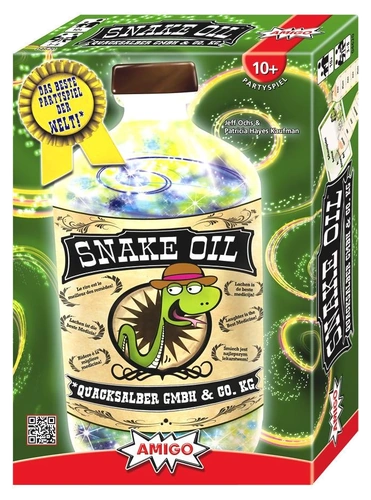 All details for the board game Snake Oil and similar games