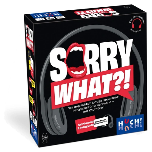 Order Sorry What?! at Amazon