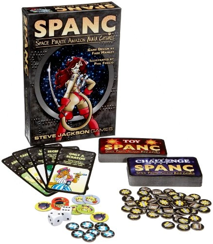 All details for the board game SPANC: Space Pirate Amazon Ninja Catgirls and similar games
