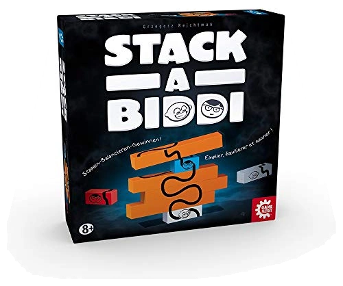 All details for the board game Stack-A-Biddi and similar games