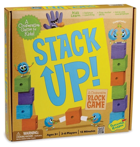 All details for the board game Stack Up! and similar games