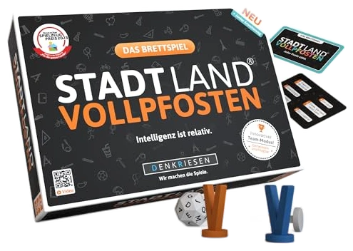 All details for the board game Stadt Land Vollpfosten: Das Brettspiel and similar games