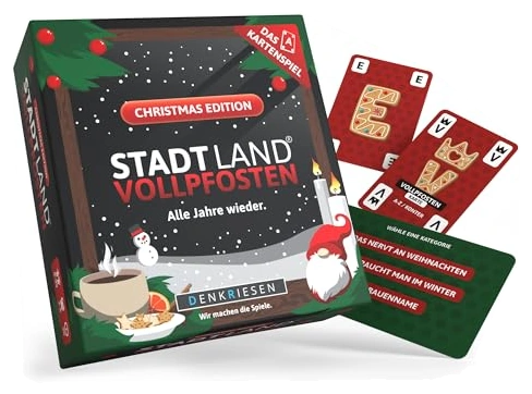 Order Stadt Land Vollpfosten: Das Kartenspiel – Christmas Edition at Amazon