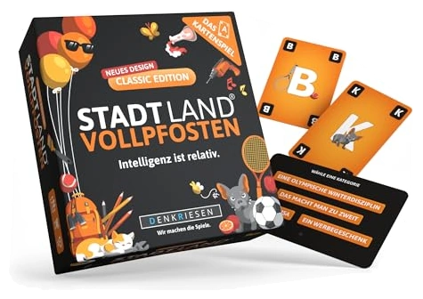All details for the board game Stadt Land VOLLPFOSTEN: Das Kartenspiel and similar games