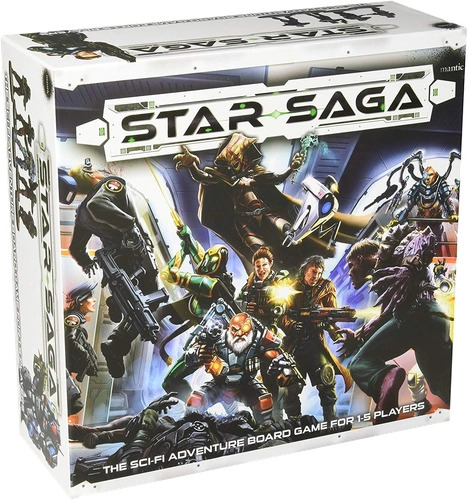 All details for the board game Star Saga and similar games