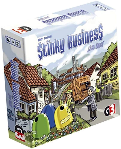 All details for the board game Stinky Business and similar games