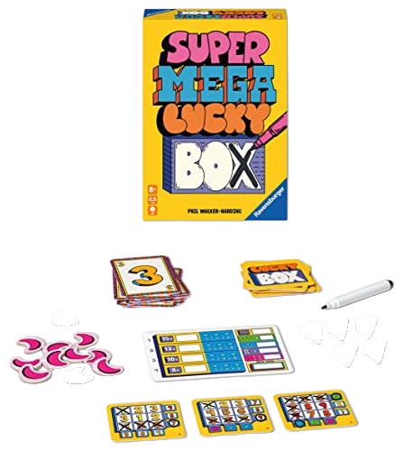 All details for the board game Super Mega Lucky Box and similar games