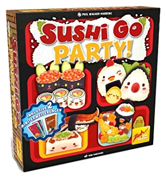 All details for the board game Sushi Go Party! and similar games
