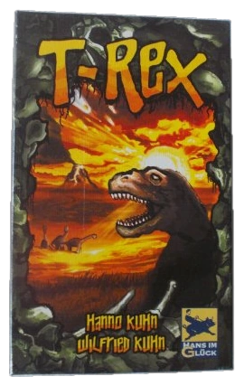 All details for the board game T-Rex and similar games