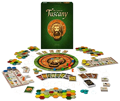 All details for the board game The Castles of Tuscany and similar games