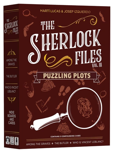 All details for the board game The Sherlock Files: Vol III – Puzzling Plots and similar games