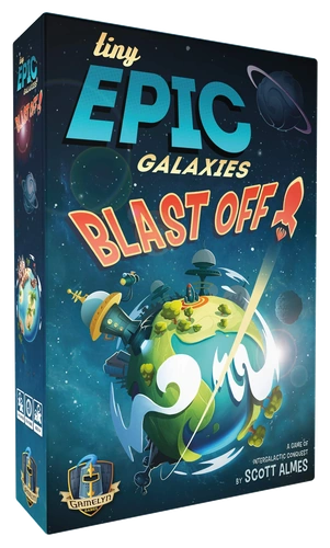All details for the board game Tiny Epic Galaxies BLAST OFF! (Expansion) and similar games
