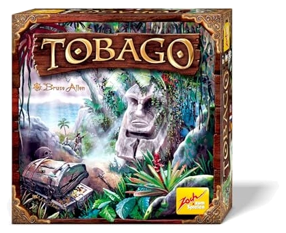 All details for the board game Tobago and similar games