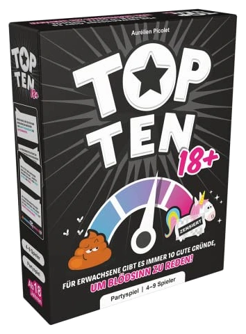 All details for the board game Top Ten 18+ and similar games