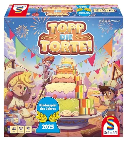 All details for the board game Topp die Torte and similar games
