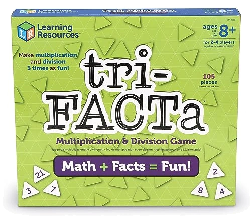 All details for the board game tri-FACTa and similar games