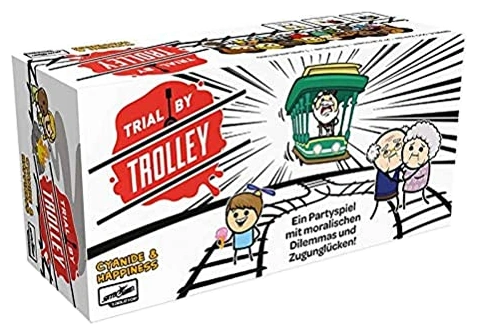All details for the board game Trial by Trolley and similar games