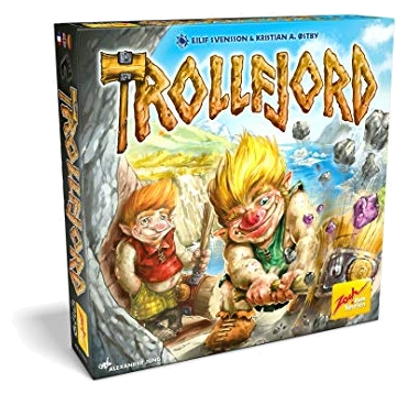 All details for the board game Trollfjord and similar games