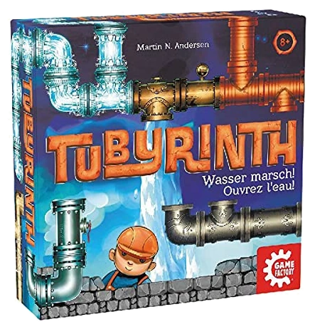 All details for the board game Tubyrinth and similar games
