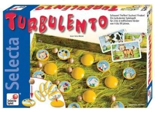All details for the board game Turbulento and similar games