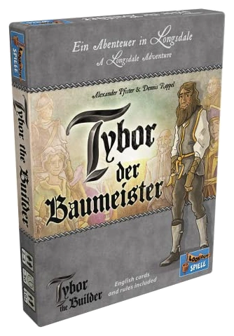 All details for the board game Tybor the Builder and similar games