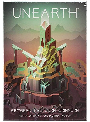 All details for the board game Unearth and similar games