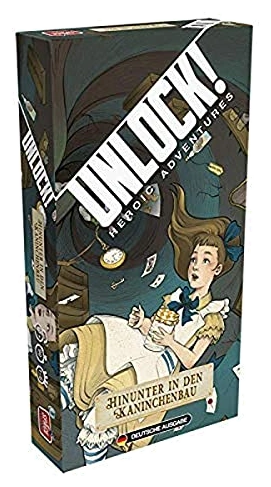 All details for the board game Unlock!: Heroic Adventures – Hinunter in den Kaninchenbau and similar games
